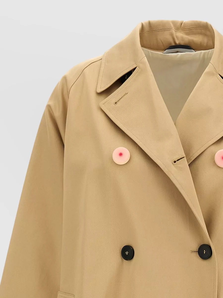 Weekend Max Mara Cotton Double-Breasted Trench Coat