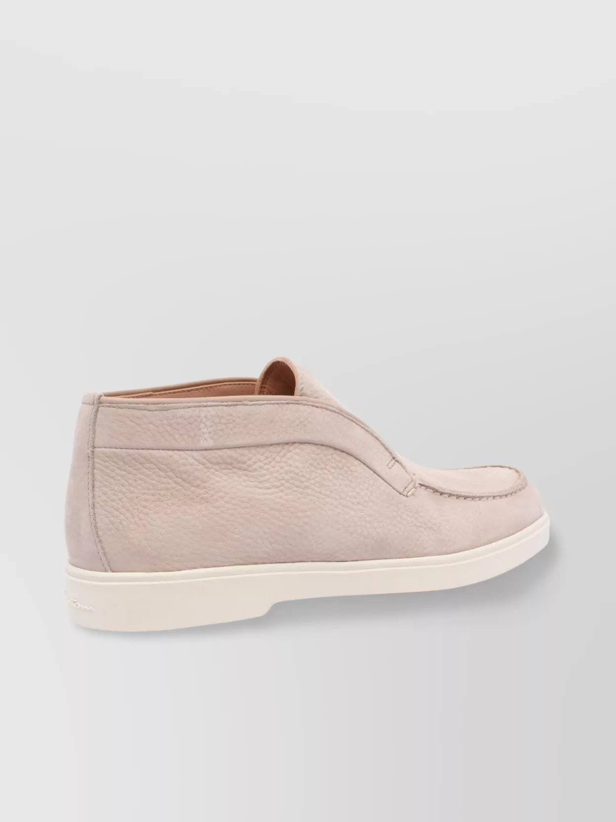 Santoni Suede Low-top Loafers Rubber Sole