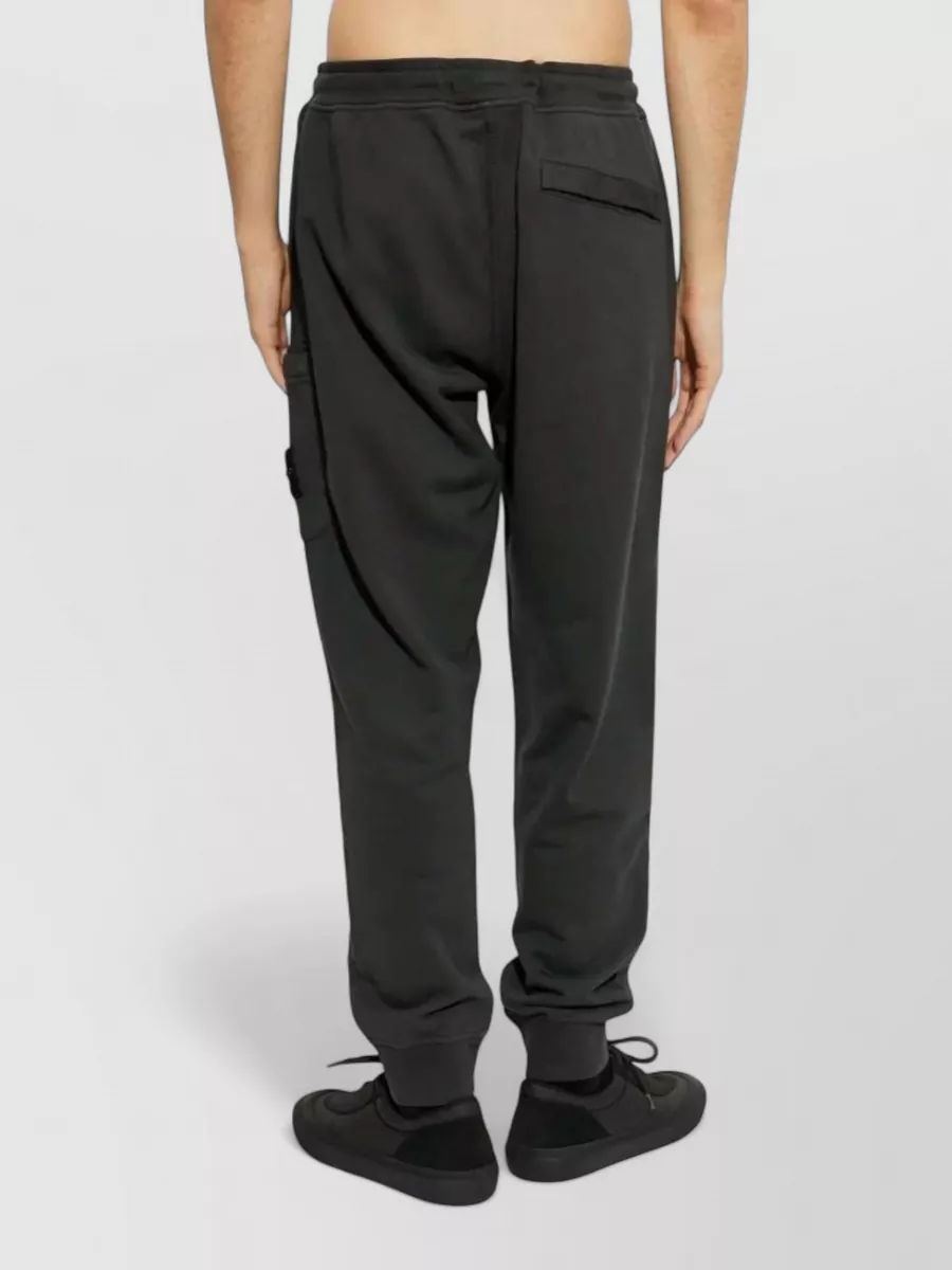 Stone Island Cotton Jersey High-Rise Joggers