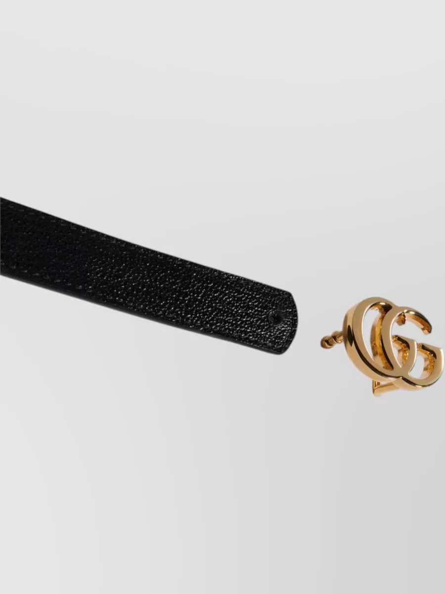 Gucci Leather Reversible Thin Belt