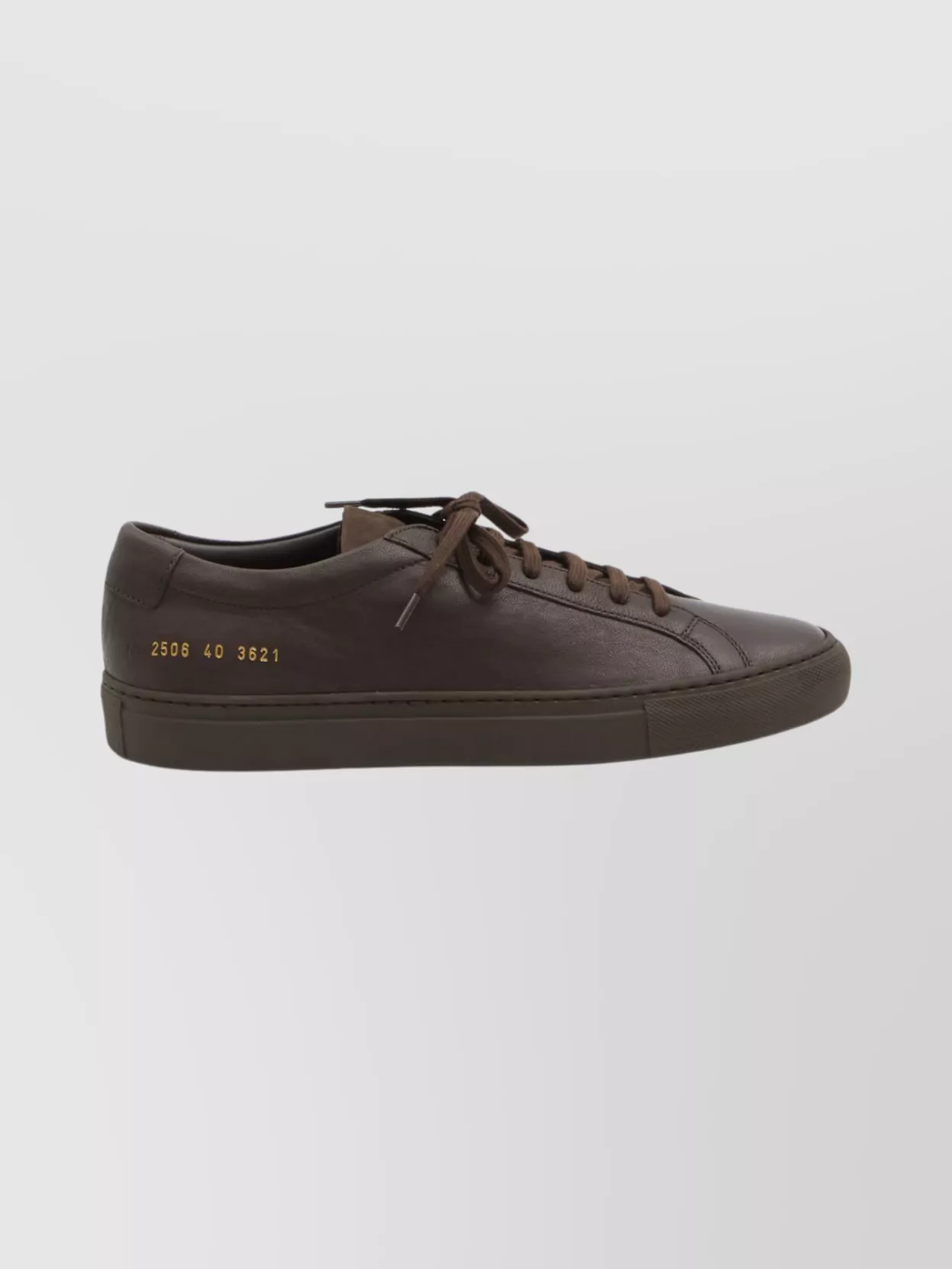Common Projects Premium Low-Top Sneakers Rounded Toe Design