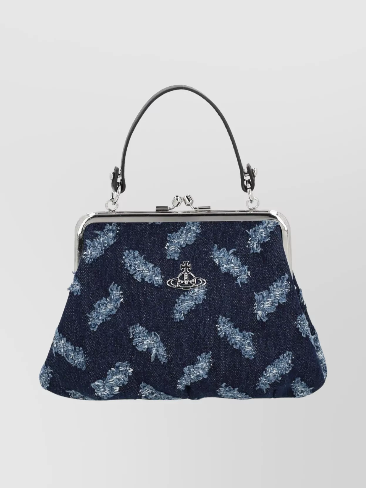 Vivienne Westwood Textured Shoulder Bag Chain Strap