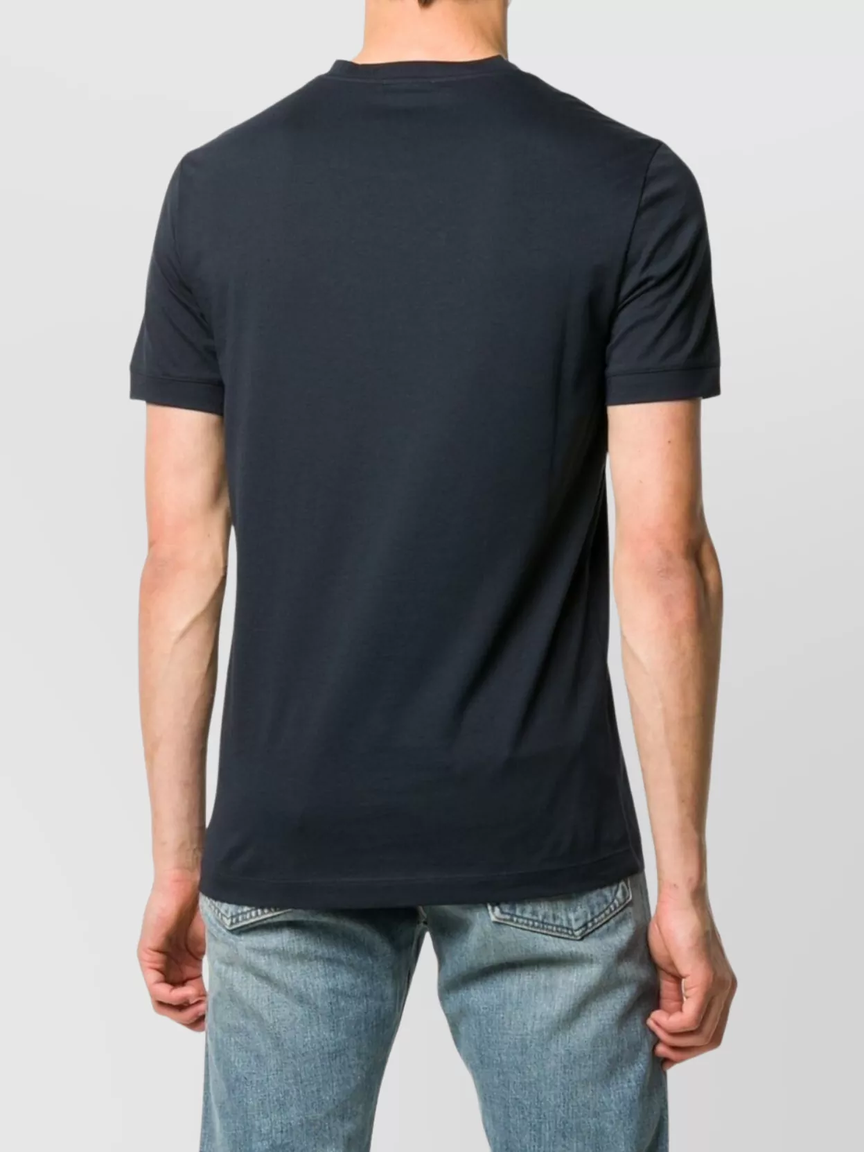Giorgio Armani 11 Cotton Jersey Crew Neck T-Shirt