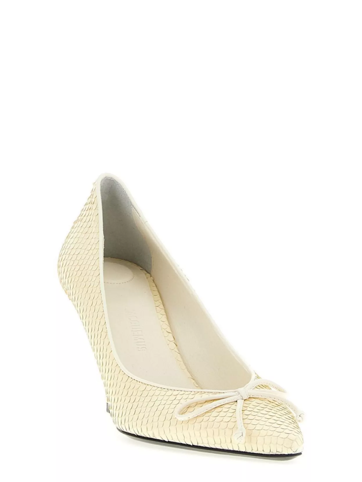 Jacquemus Bow Detail Pointed Toe Pumps