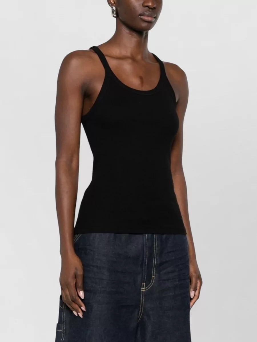 Iro Palisso Cotton Tank Racerback Scoop Neck