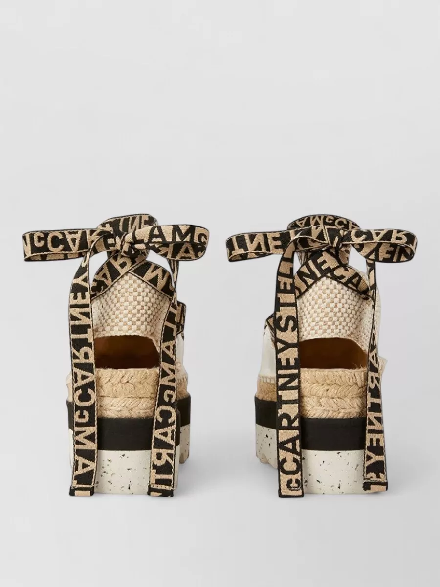 Stella Mccartney Organic Canvas Espadrilles Logo