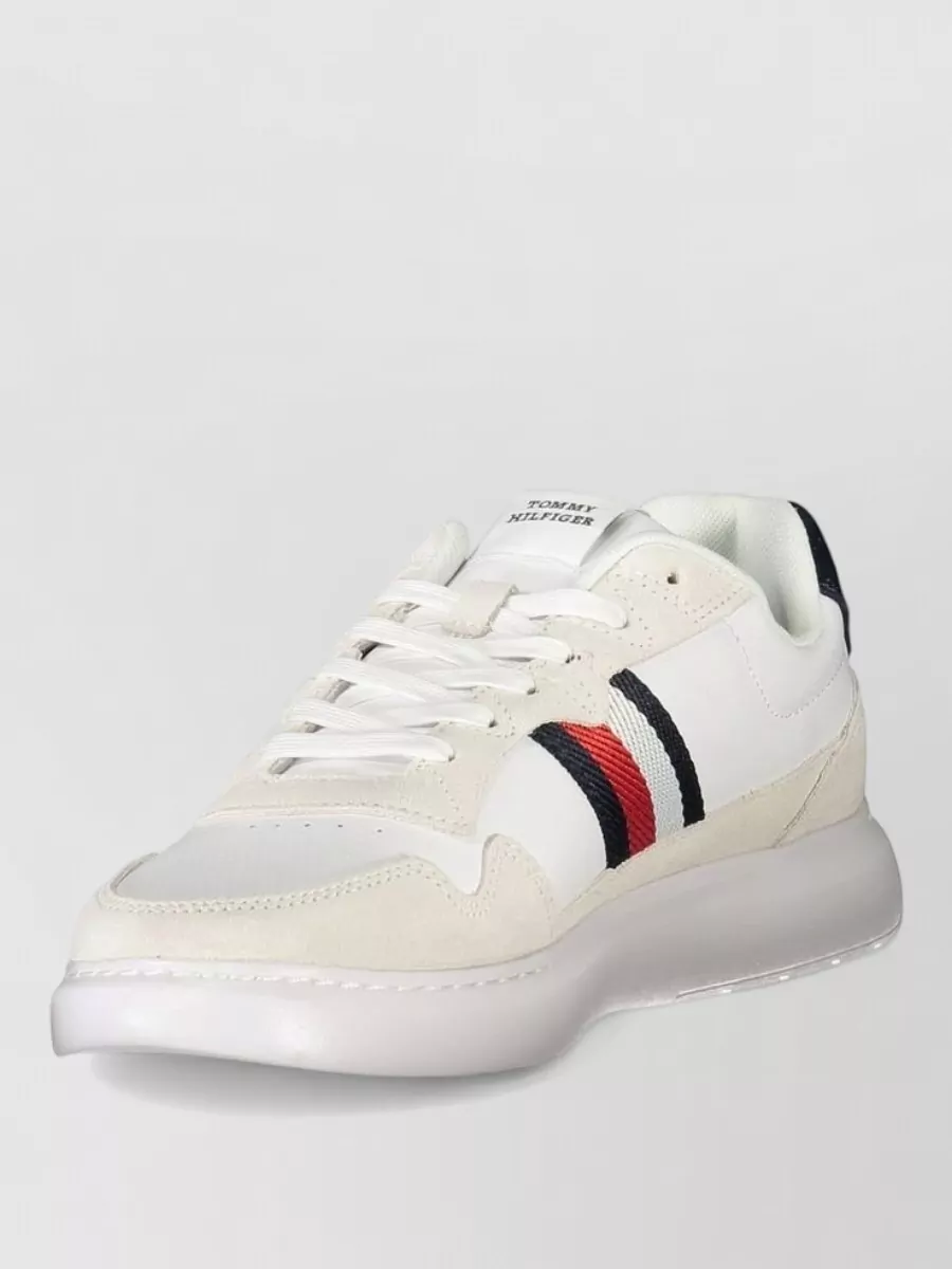 Tommy Hilfiger leather lace-up sneakers