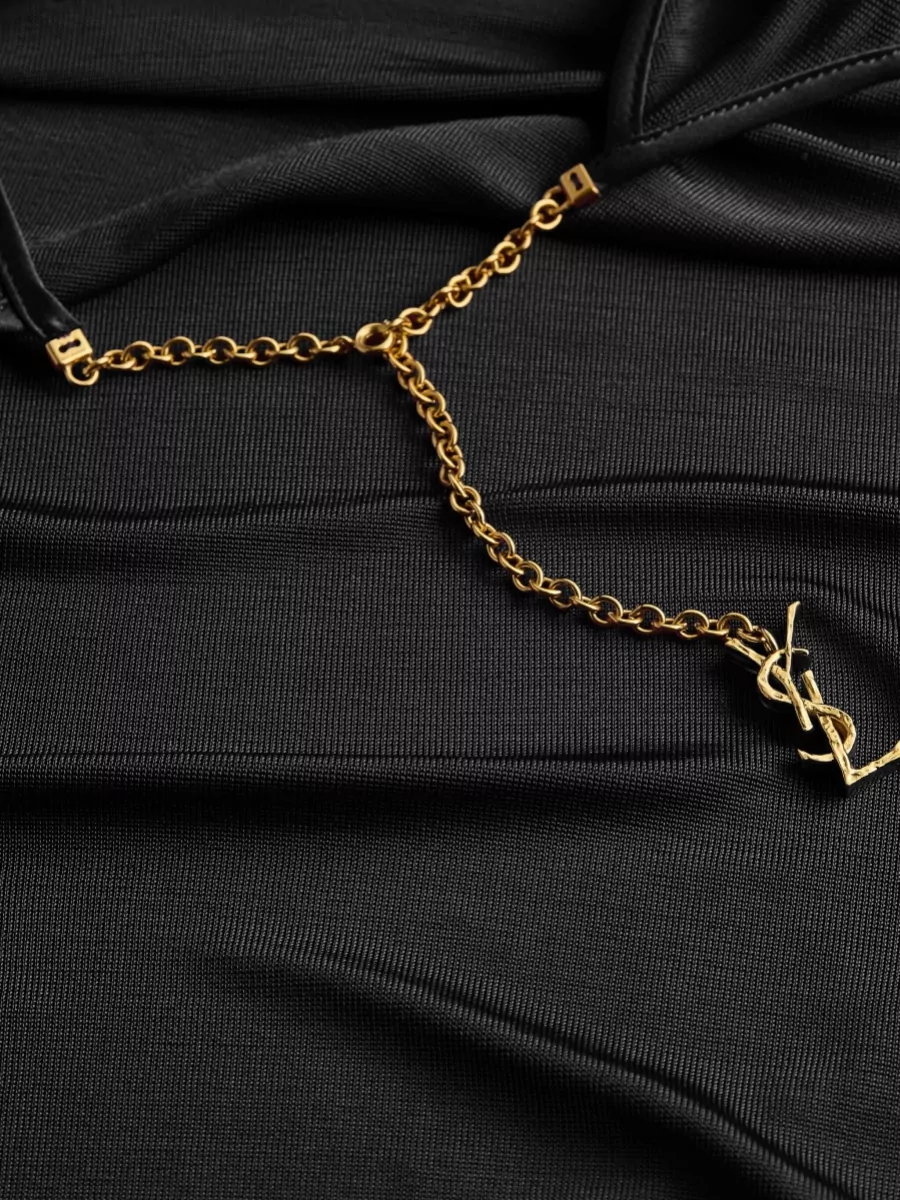 Saint Laurent Backless Bodysuit