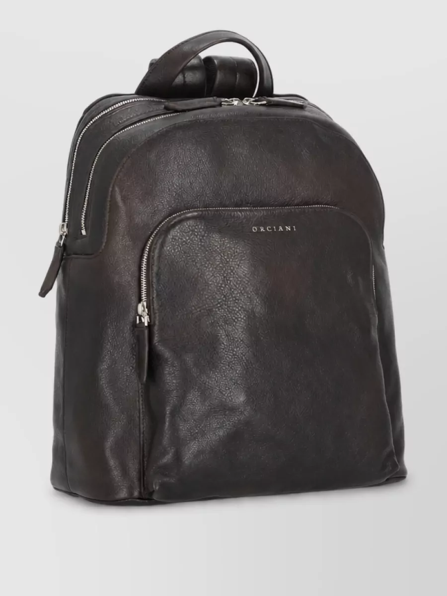 Orciani leather backpack