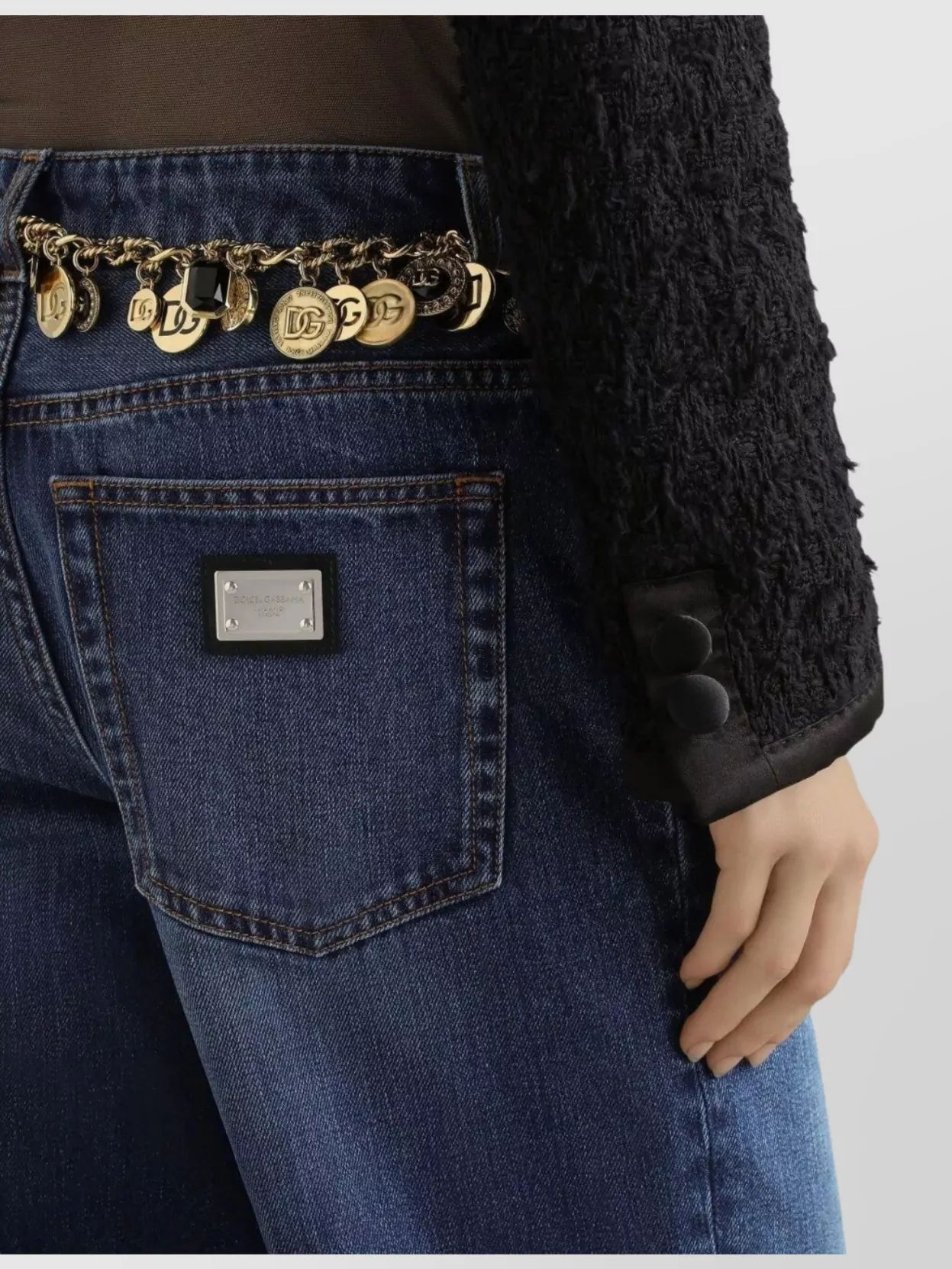 Dolce&Gabbana Five Pocket Straight Leg Jeans