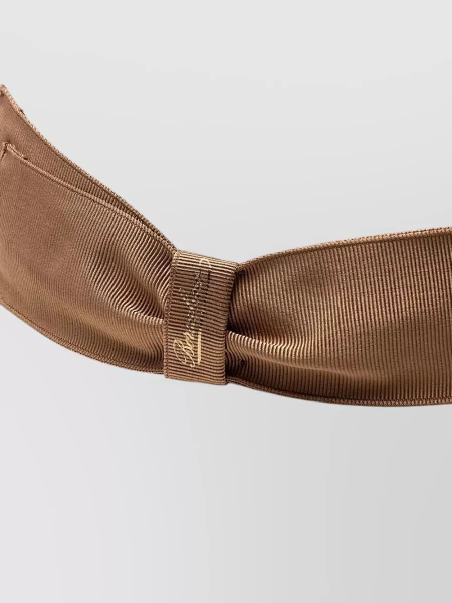 Borsalino Woven Straw Wide Brim Hat