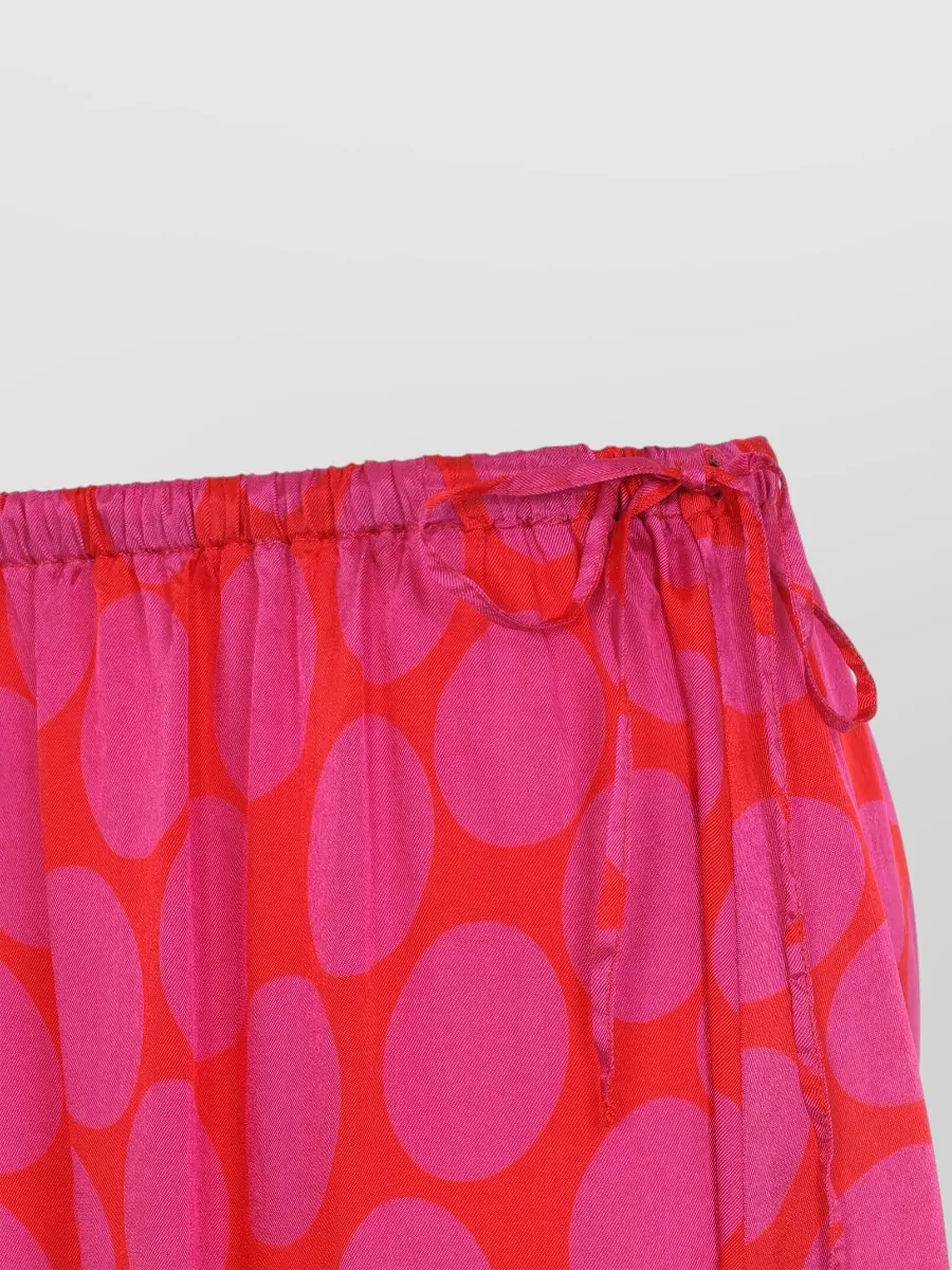 Dries Van Noten Viscose Polka-Dot Midi Skirt