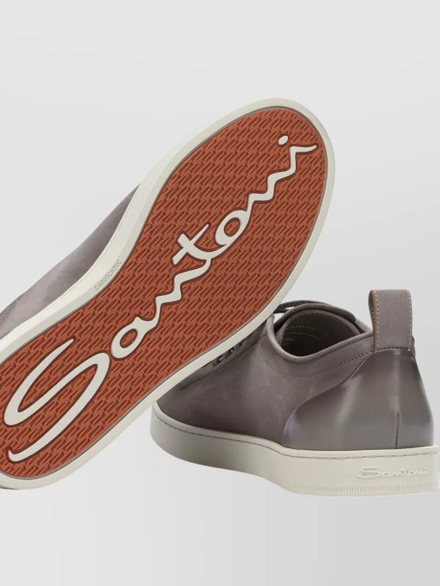 Santoni Sneakers Slip On Shoes Round Toe