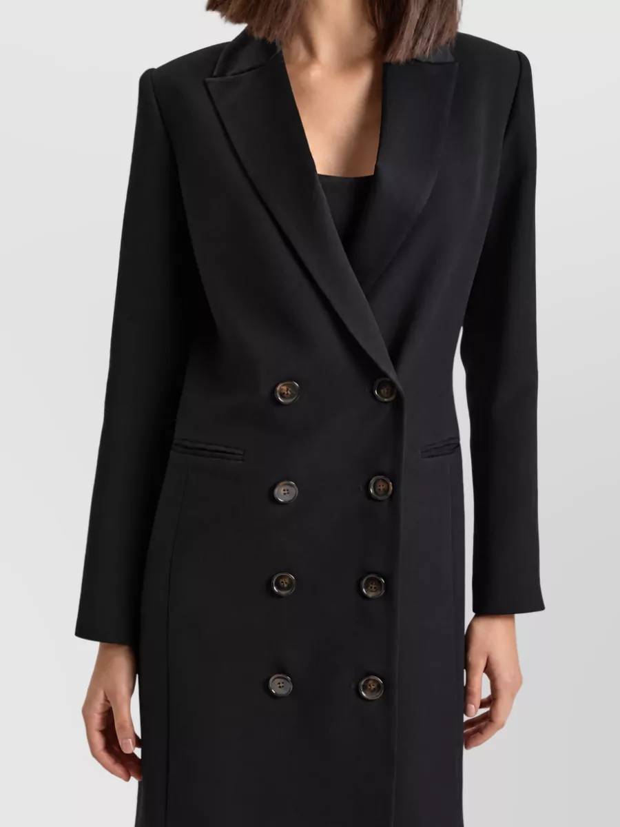 Raquel Diniz Wool Long Coat Dress
