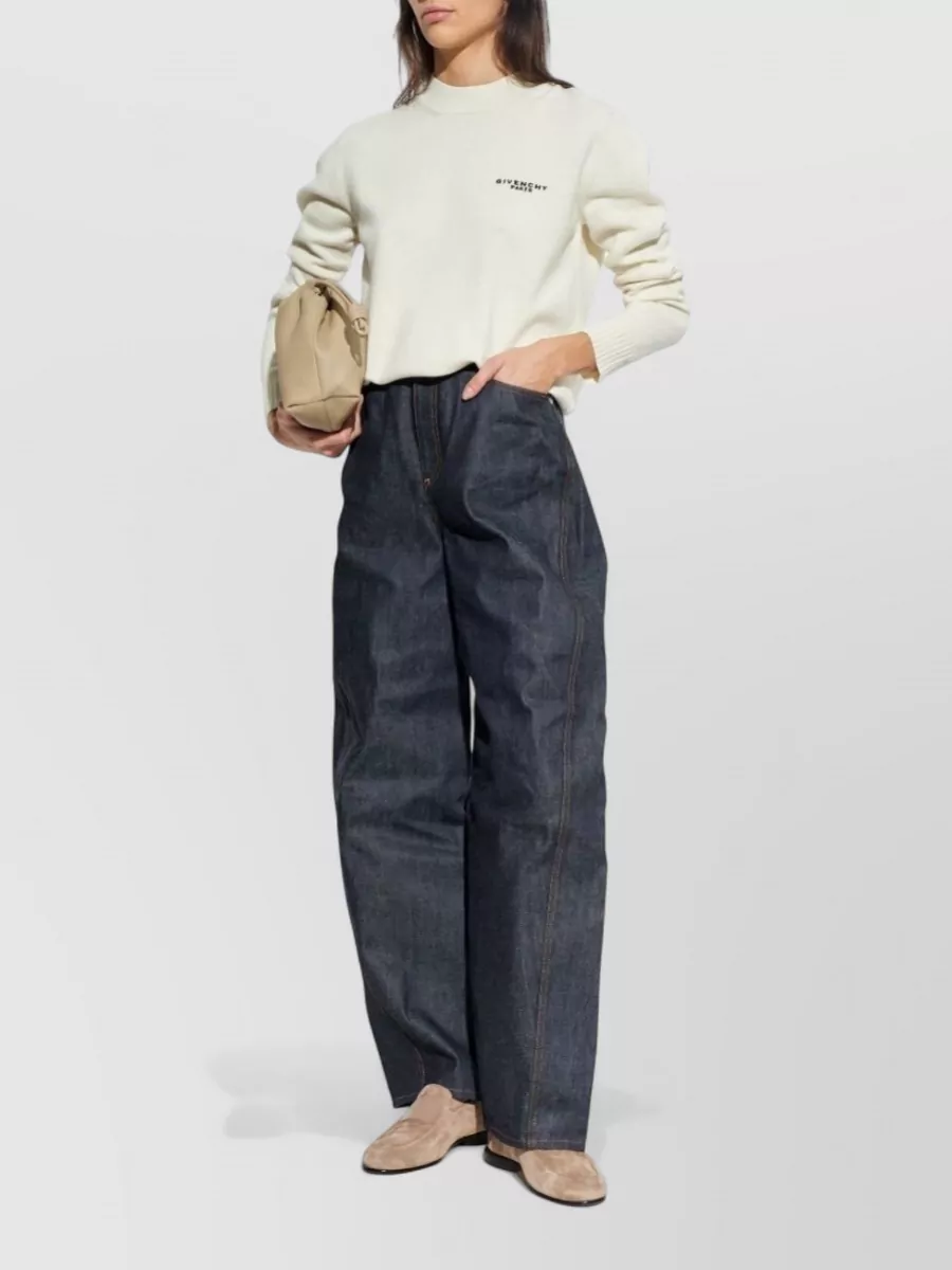 Givenchy Knit Sweater Crew Neck Long Sleeves