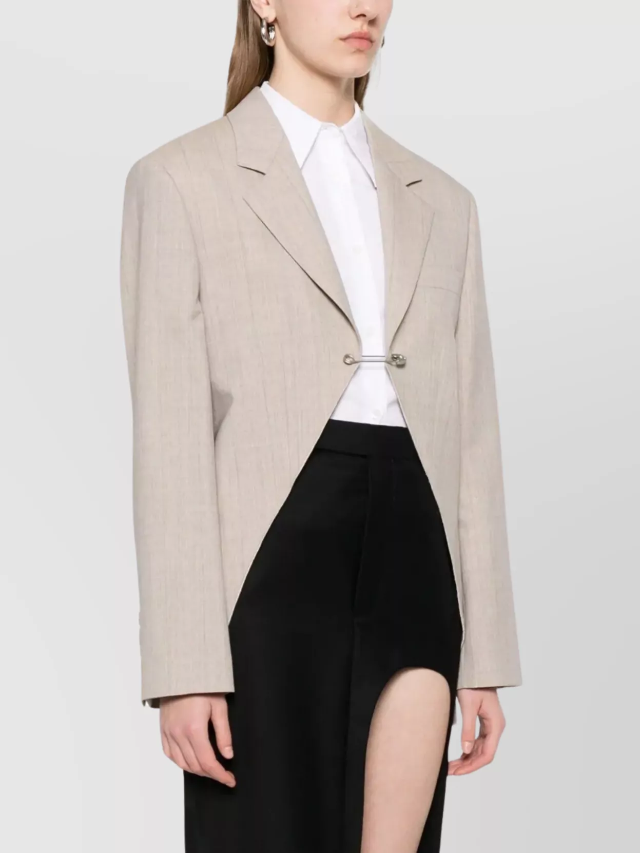 Moschino Almond Safety Pin Jacket