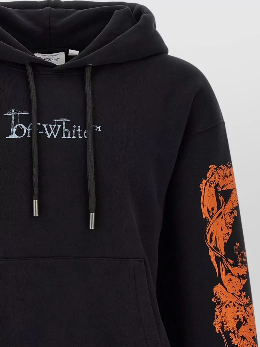 Off-White Cotton Logo-Print Hoodie