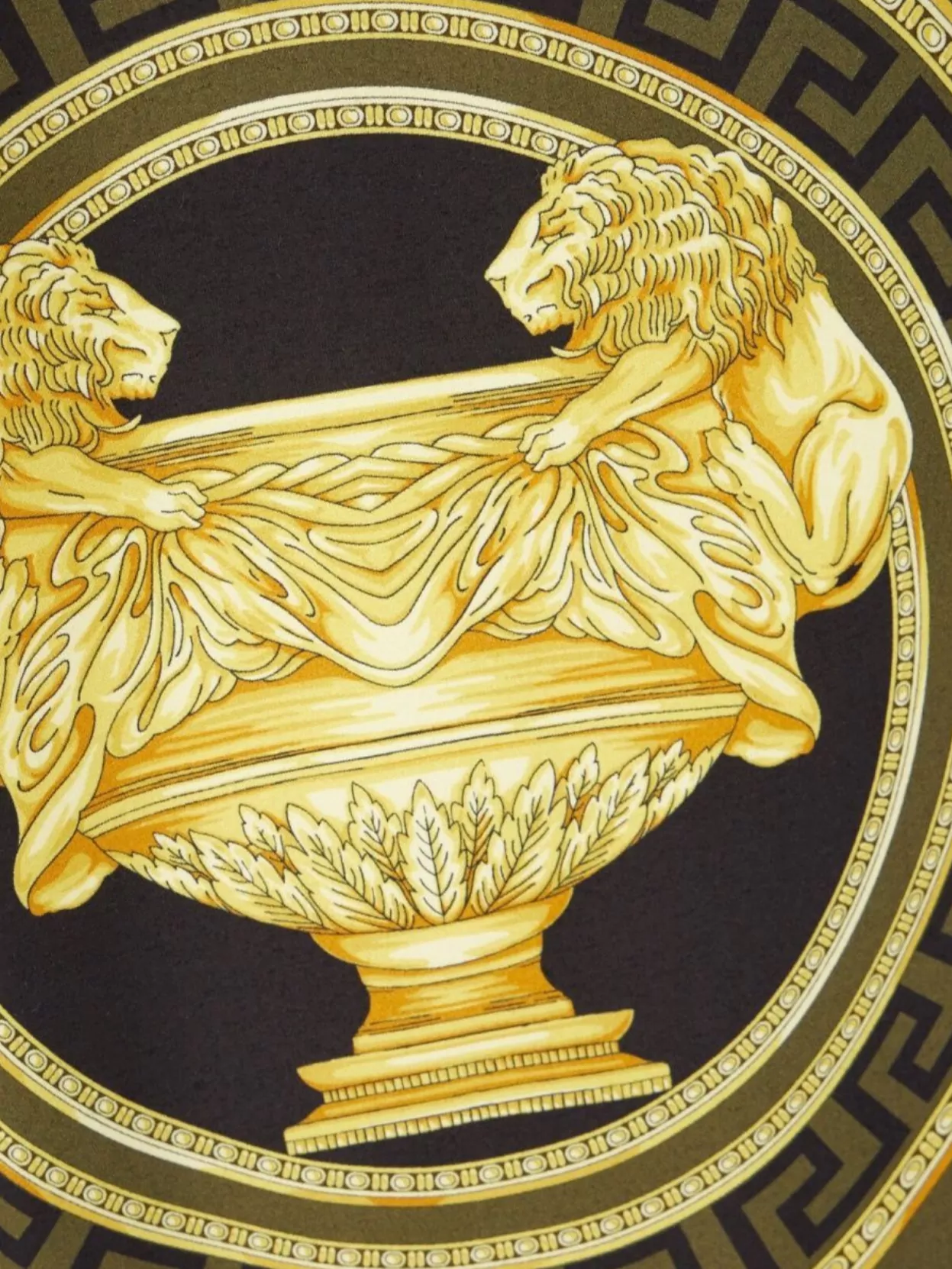 Versace Shirt Baroque Print Chest Pocket