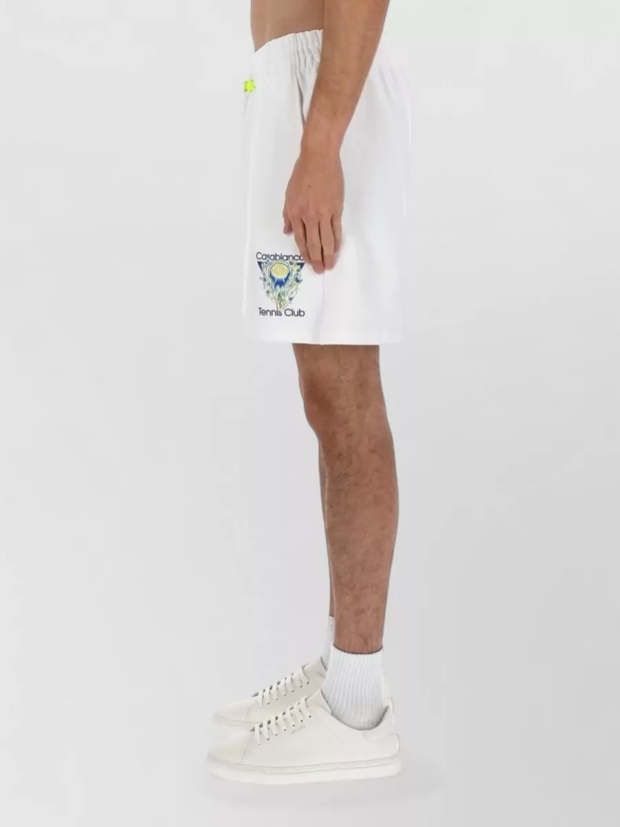 Casablanca Cotton Logo-Print Deck Shorts