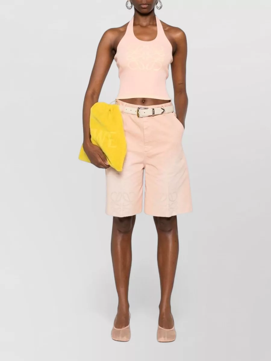 Loewe Paula's Ibiza Cotton Knee-Length Shorts