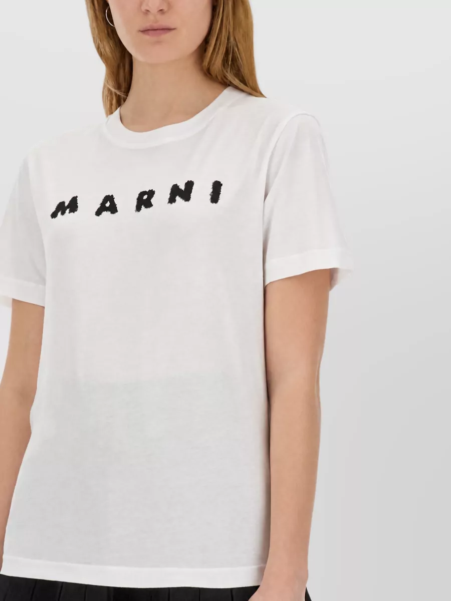 Marni Cotton Logo-Print T-Shirt
