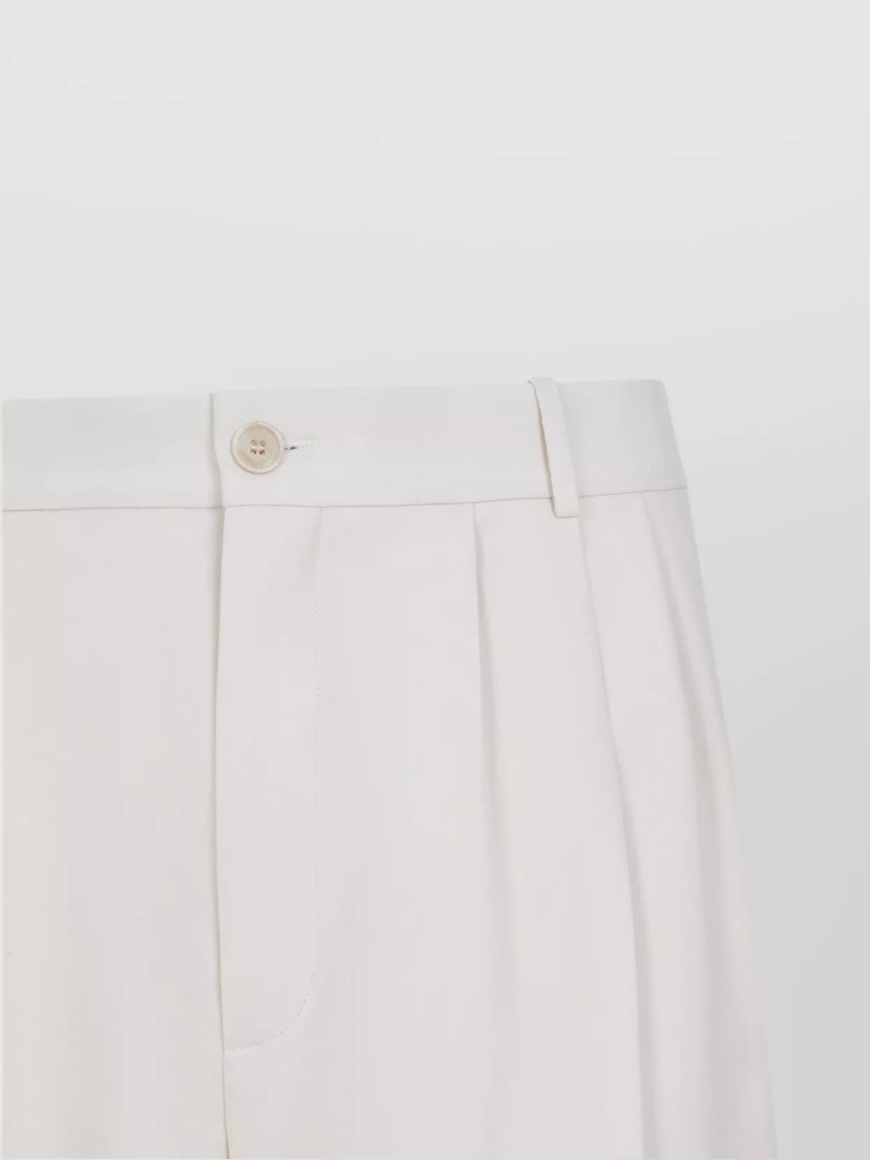 Saint Laurent Tailored Trousers In Sophisticated Nude Tone In Neutral