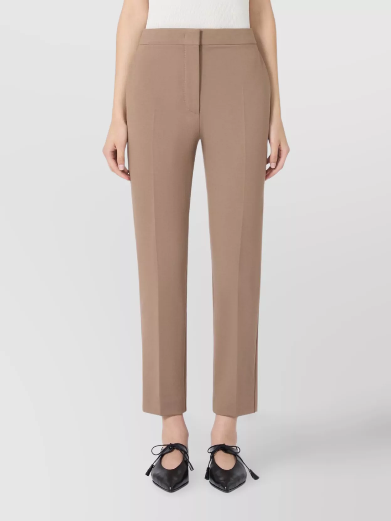 Max Mara Tailored Slim Fit Cropped Trousers