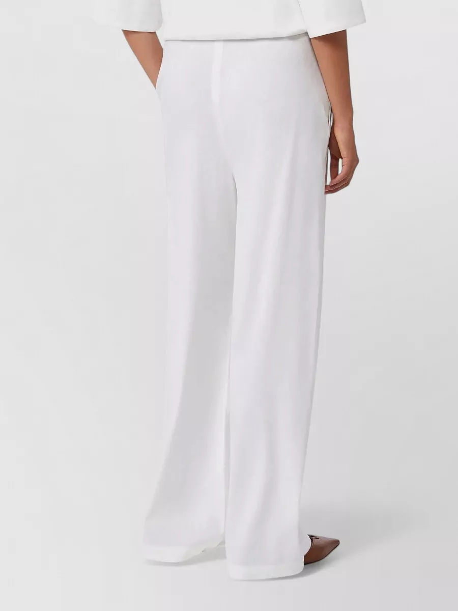 Max Mara Linen-Blend Wide-Leg Trousers