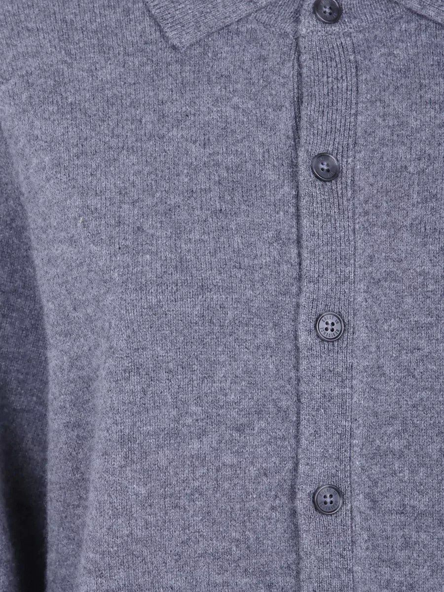 Guest In Residence Cashmere Merino Wool Felted Cardigan