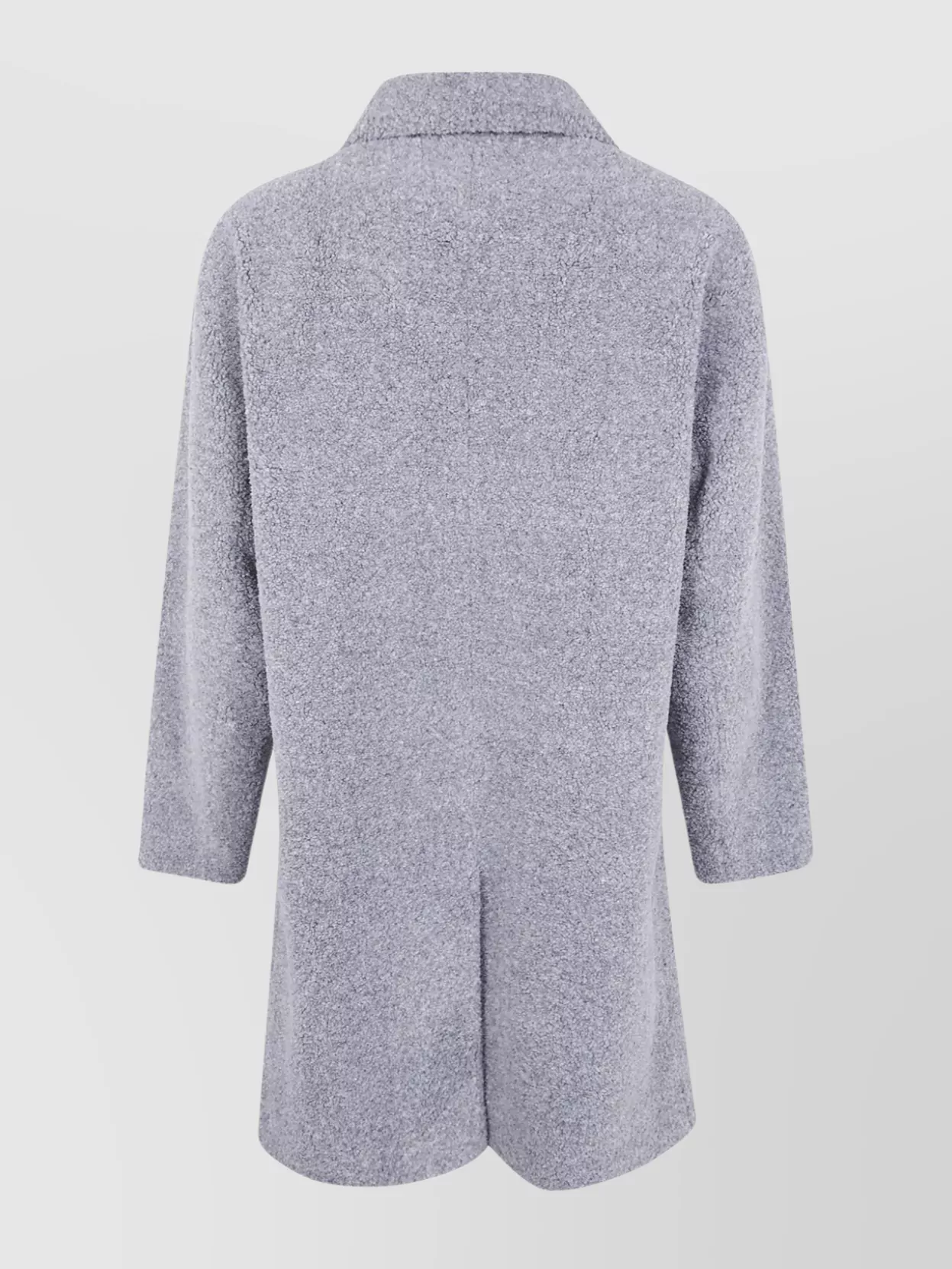 Herno Textured Mohair Wool Single Breasted Coat