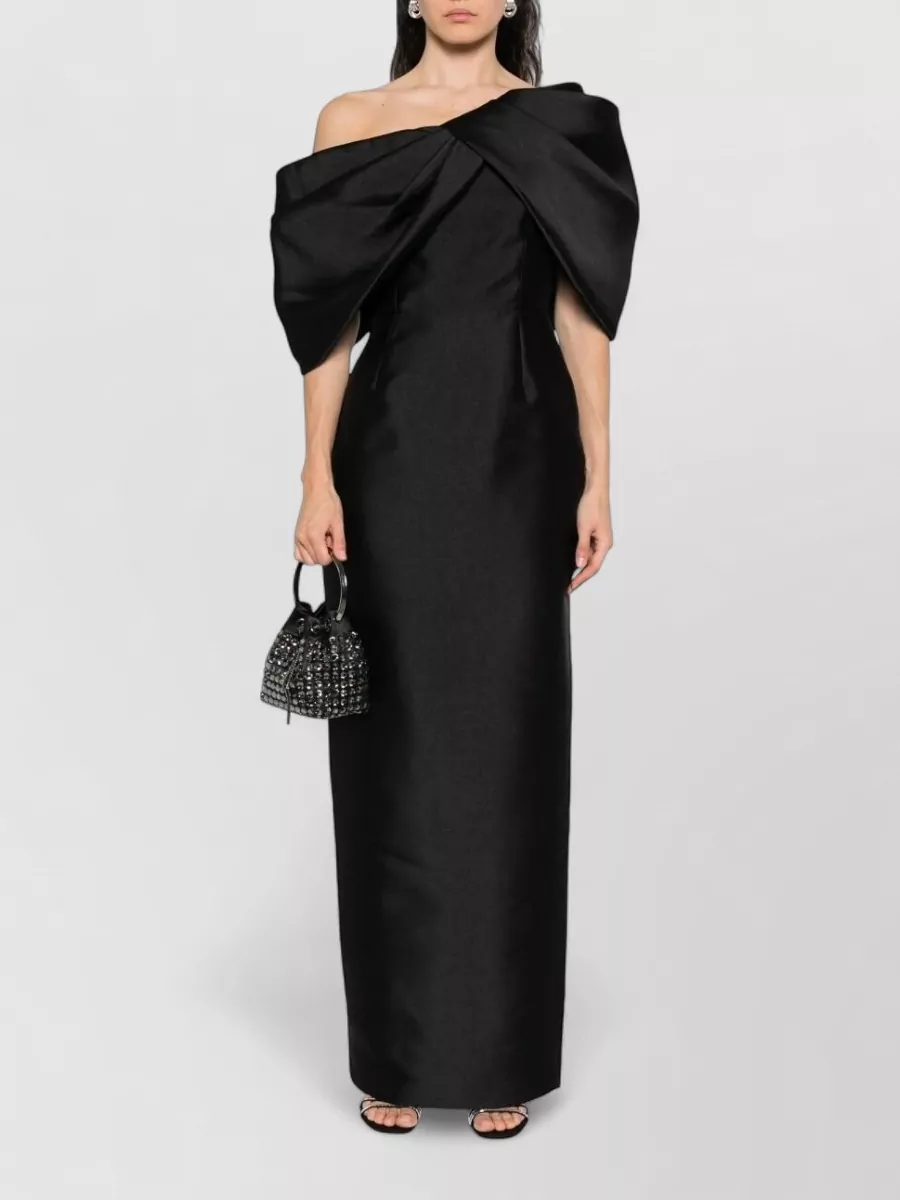 Solace London Asymmetric One-Shoulder Maxi Gown