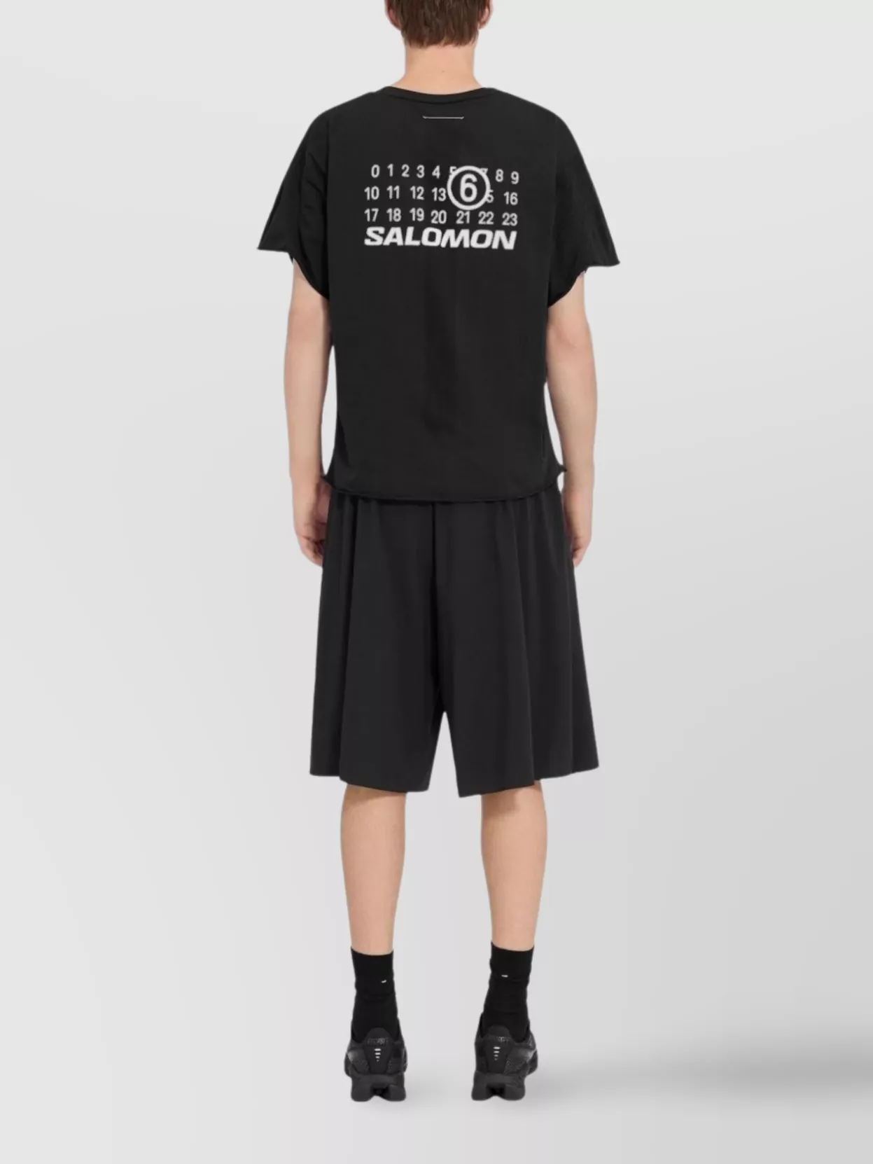 Mm6 Maison Margiela Number Logo Crew Neck T-Shirt