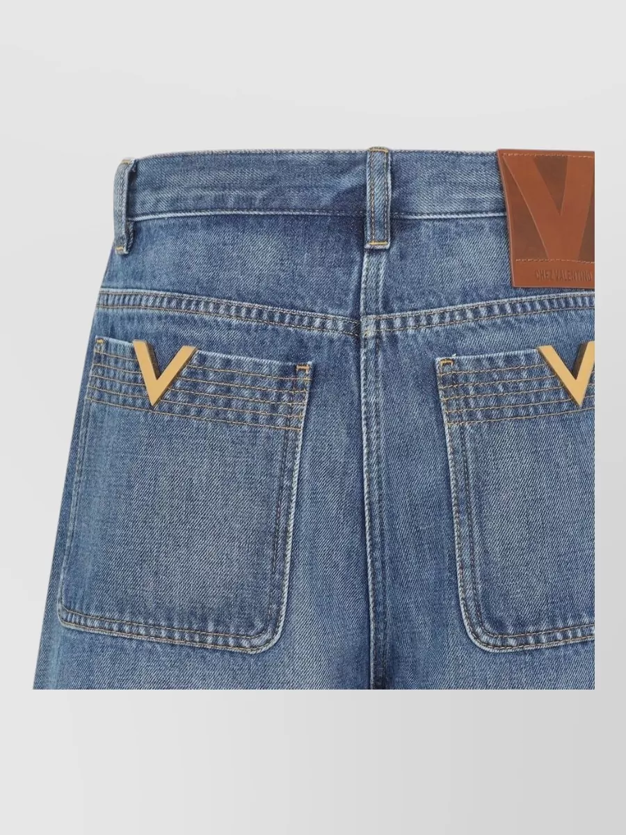 Valentino Denim Tailored Shorts