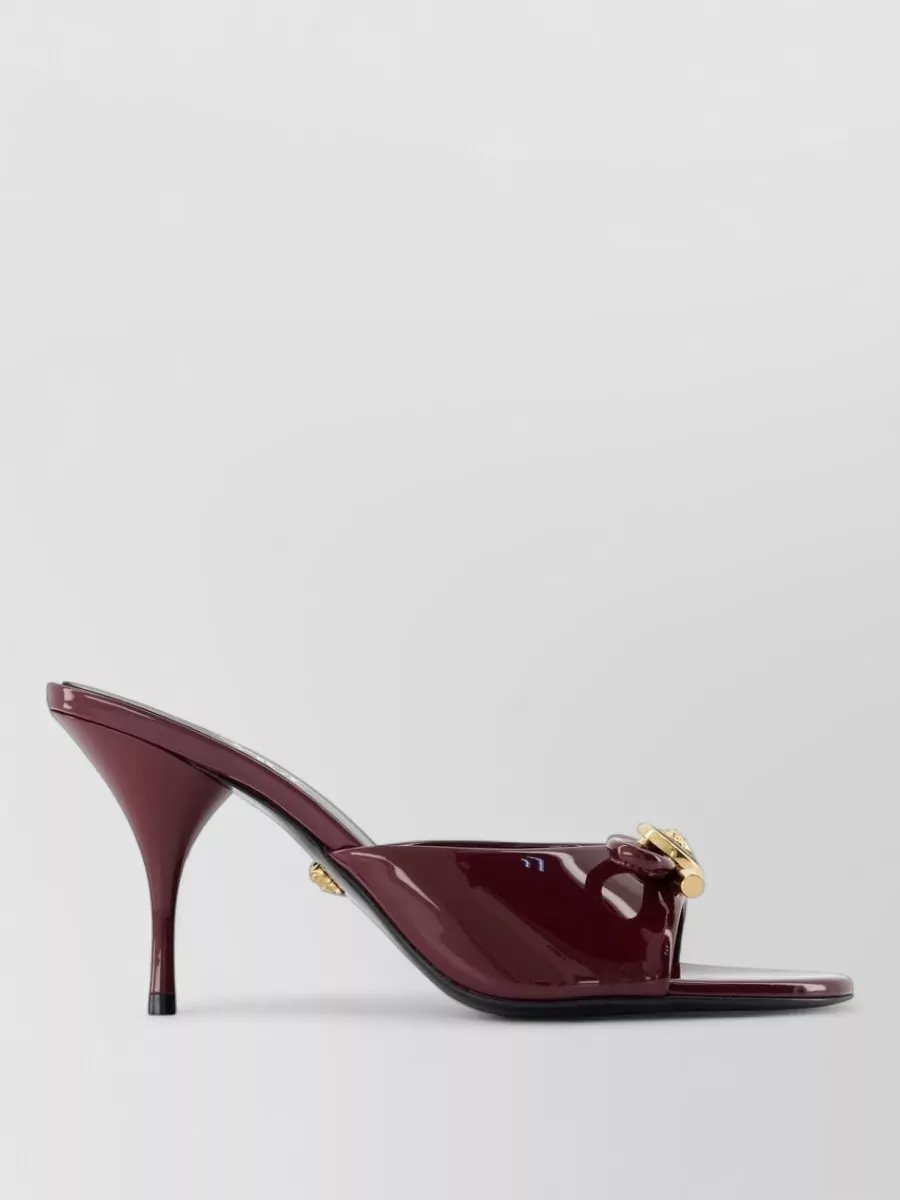 Versace Leather Mules