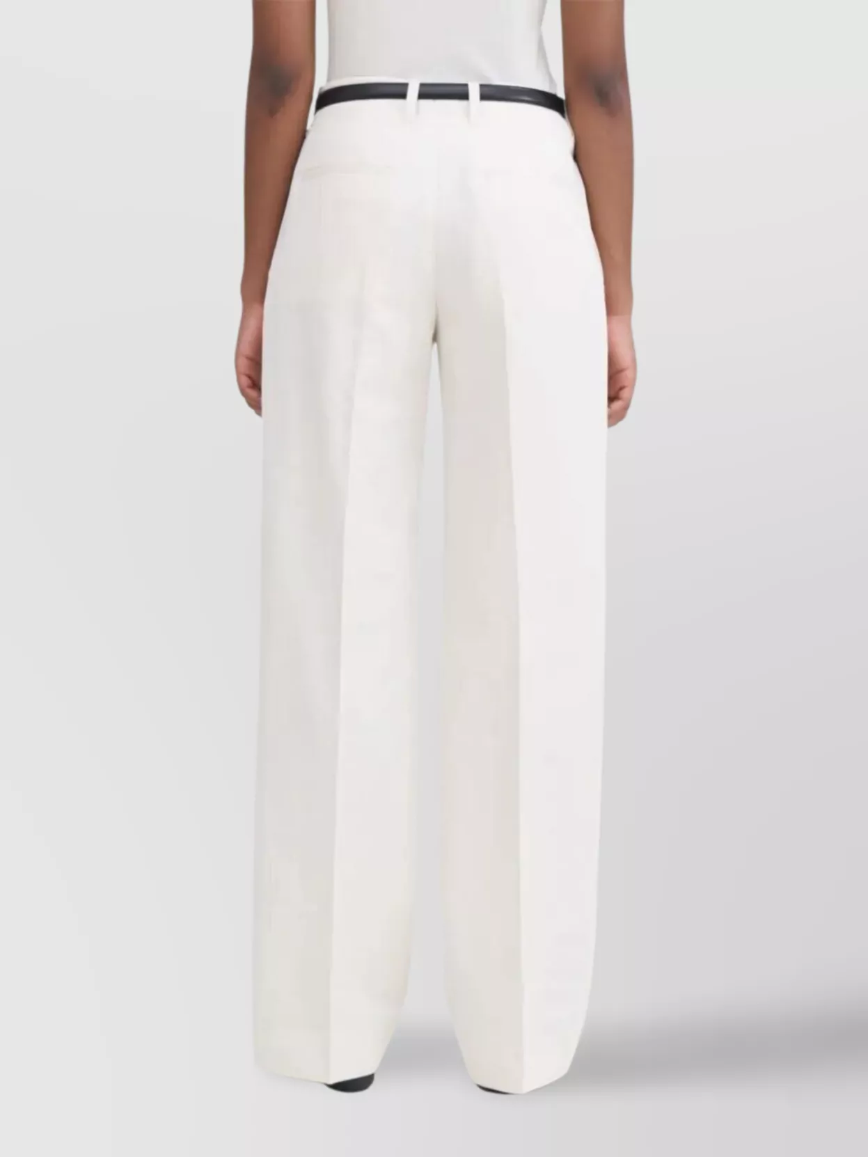 Filippa K Cotton Linen Straight Leg Trousers