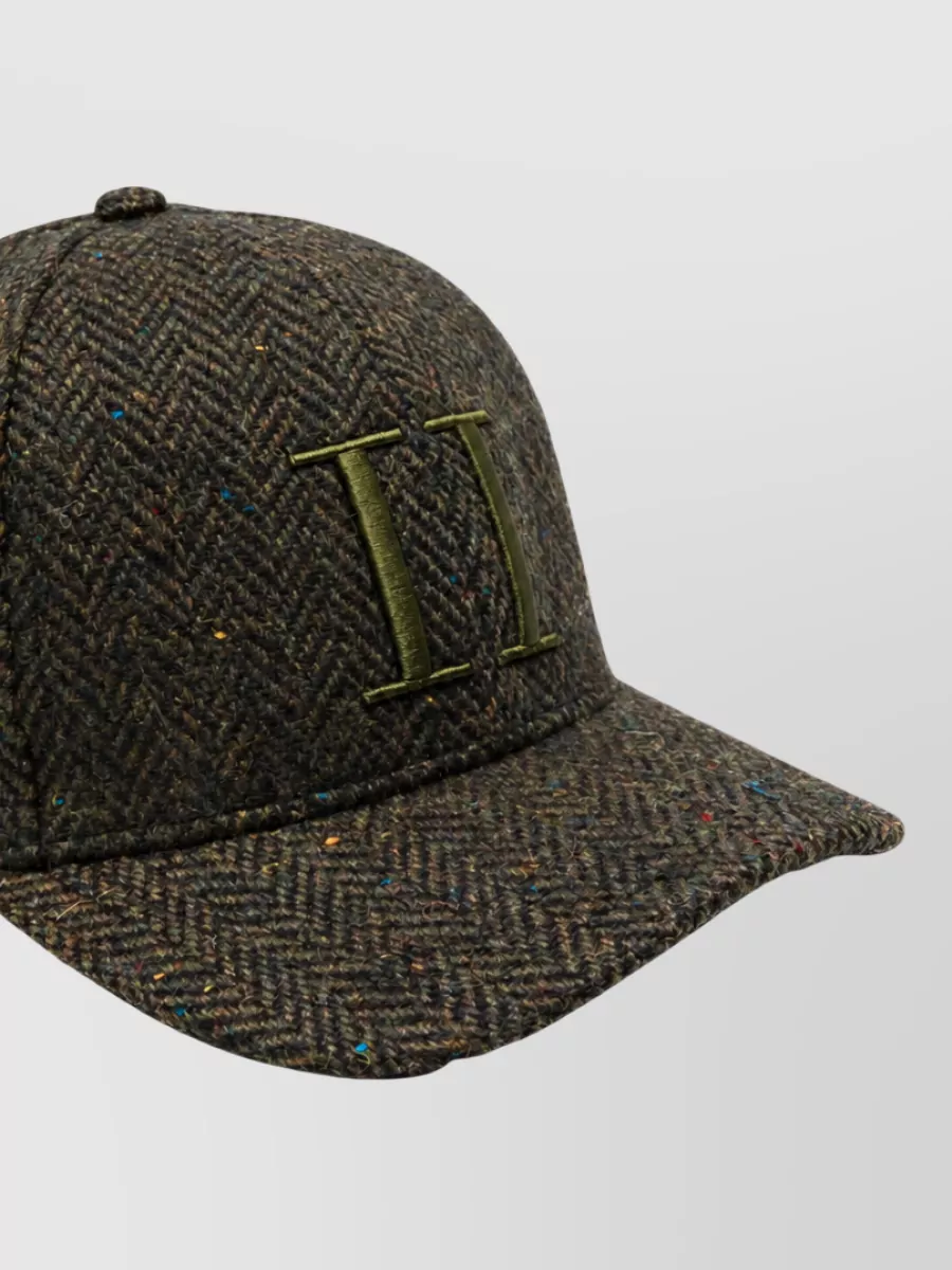 Les Deux wool herringbone baseball cap
