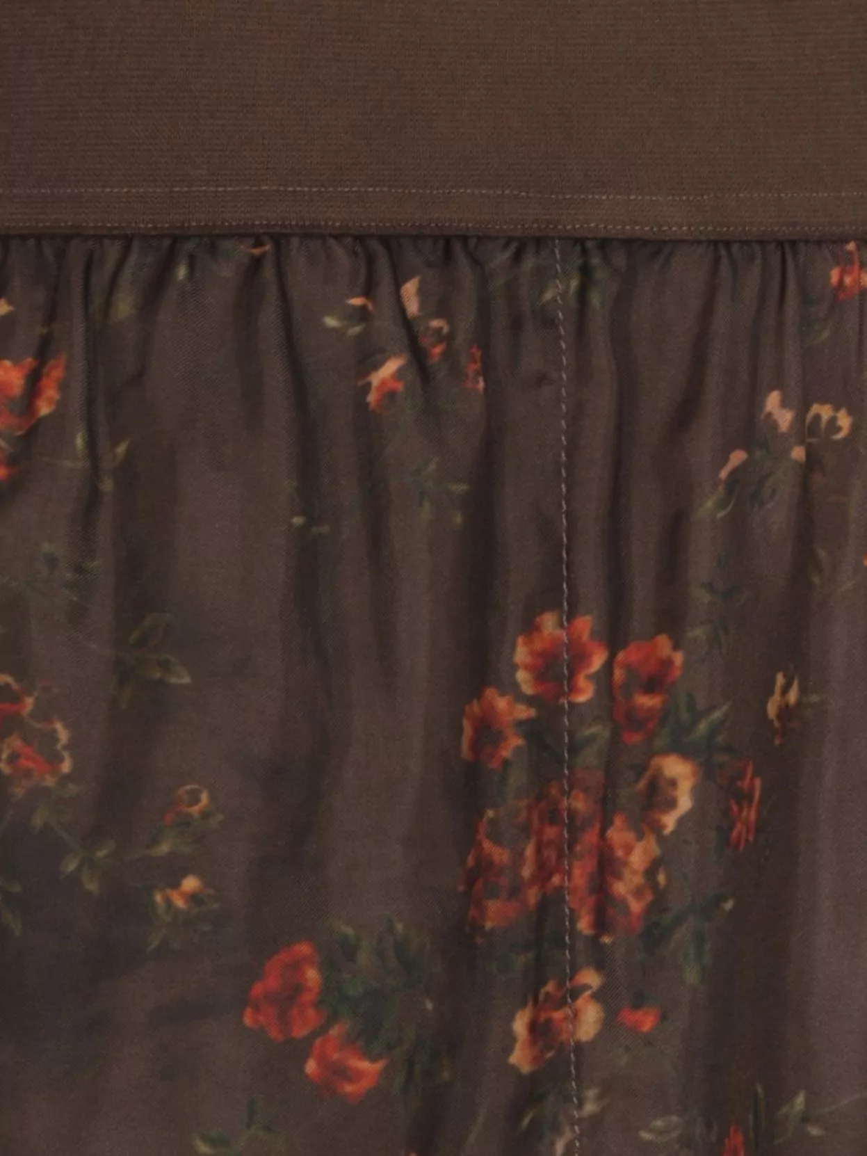 Uma Wang Floral Pattern Elastic Waist Trousers