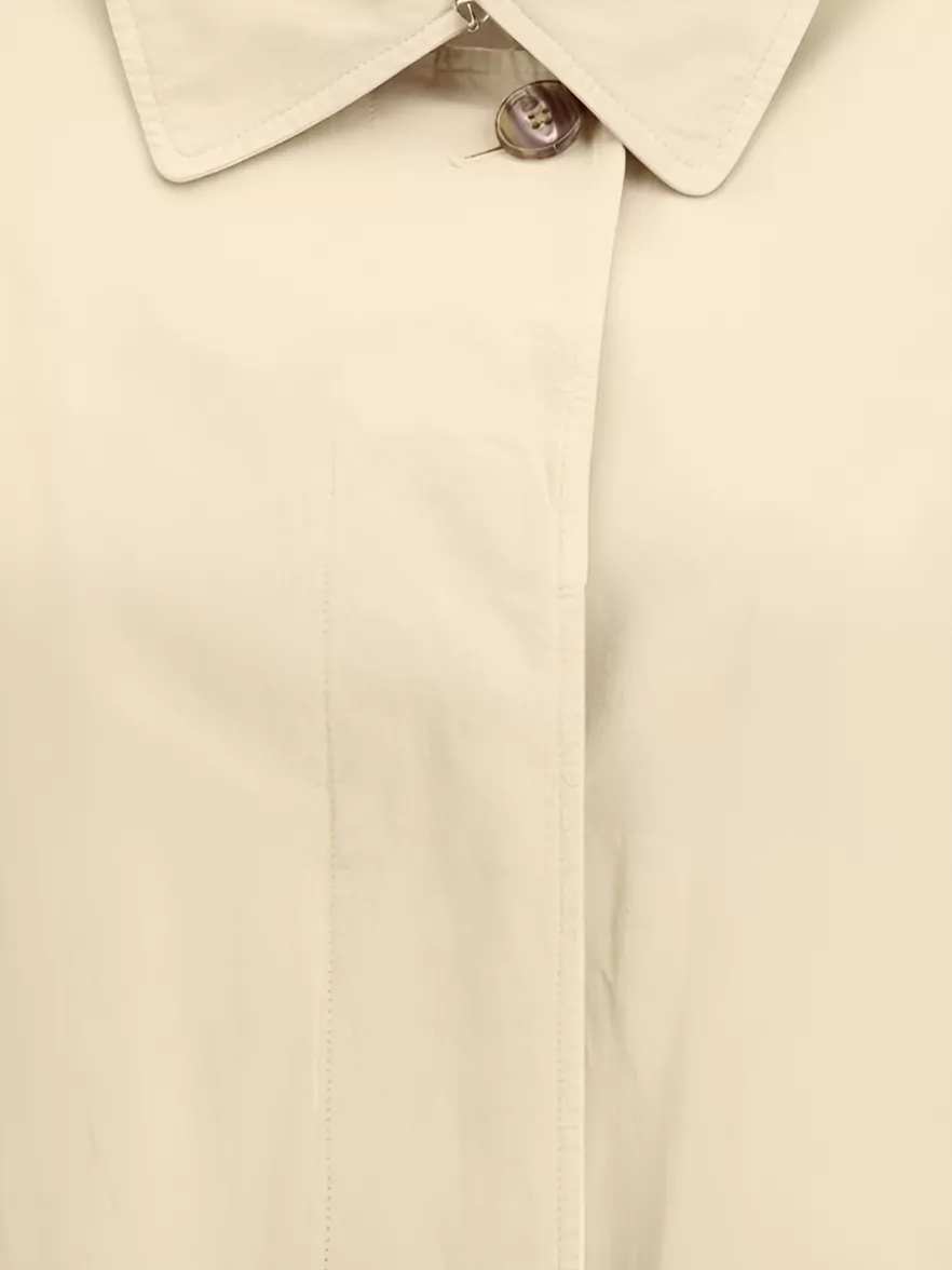 The Row Tavishina Back Slit Trench Coat With Pockets