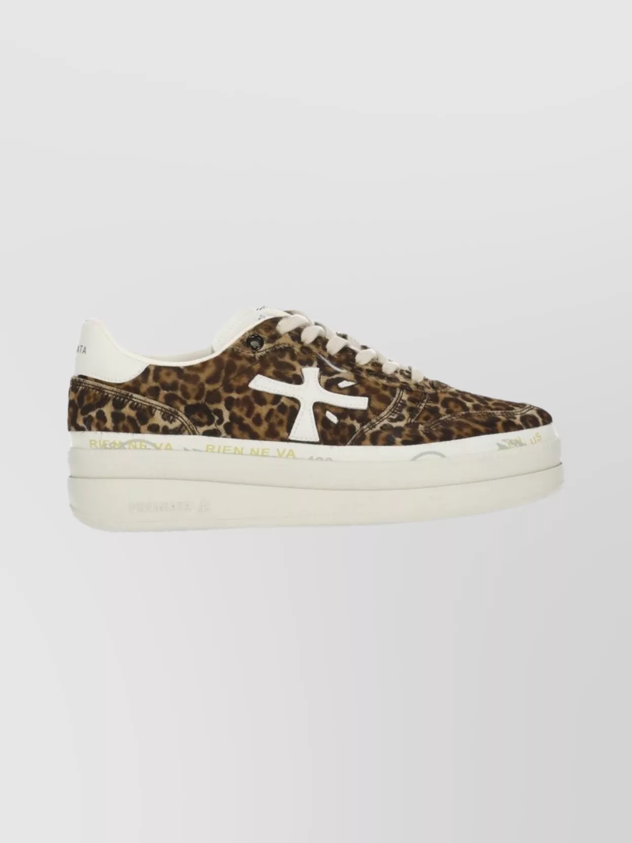 Premiata Animal Print Low Top Sneakers For Women