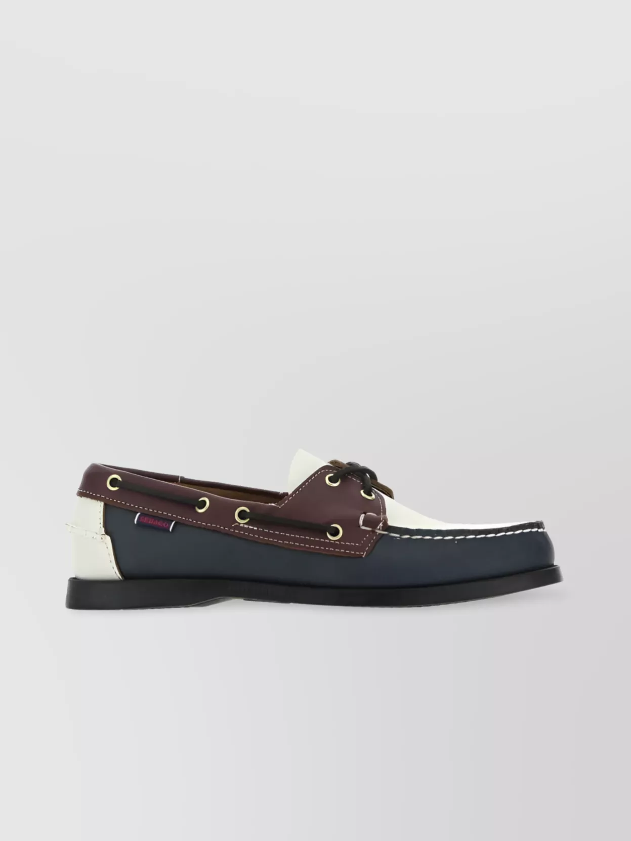 Shop Sebago Modern Two-tone Slip-on Loafers In Grey