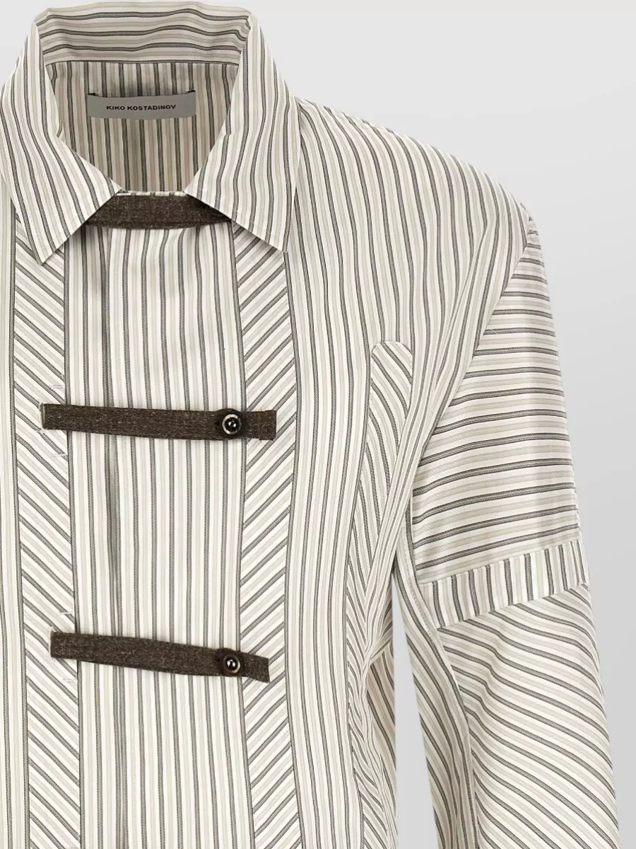 Kiko Kostadinov Paneled Cotton Shirt