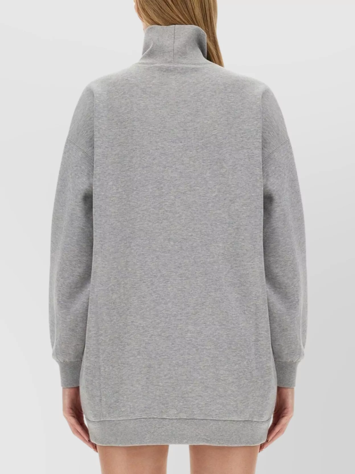 Gucci Oversized Turtleneck Sweatshirt Embroidery