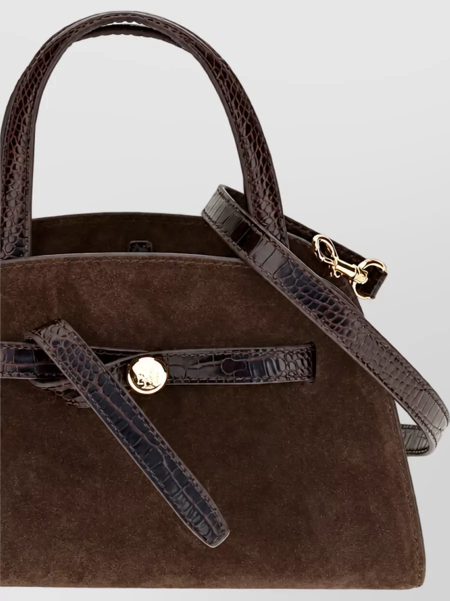 Tory Burch Suede Leather Clutch Bag