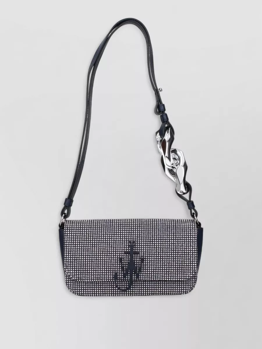 JW Anderson bumper fabric crystal-embellished shoulder bag