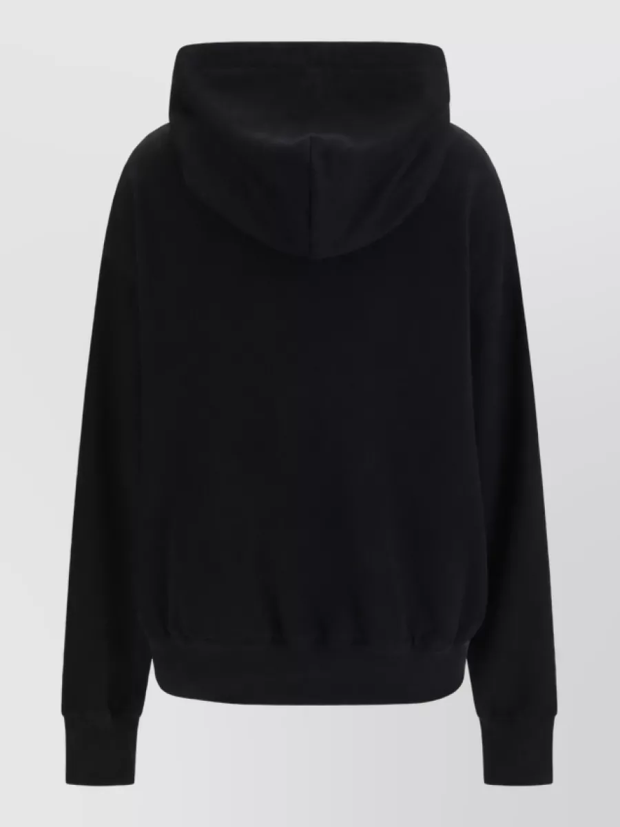 Dolce&Gabbana Cotton Logo-Patch Hooded Sweatshirt