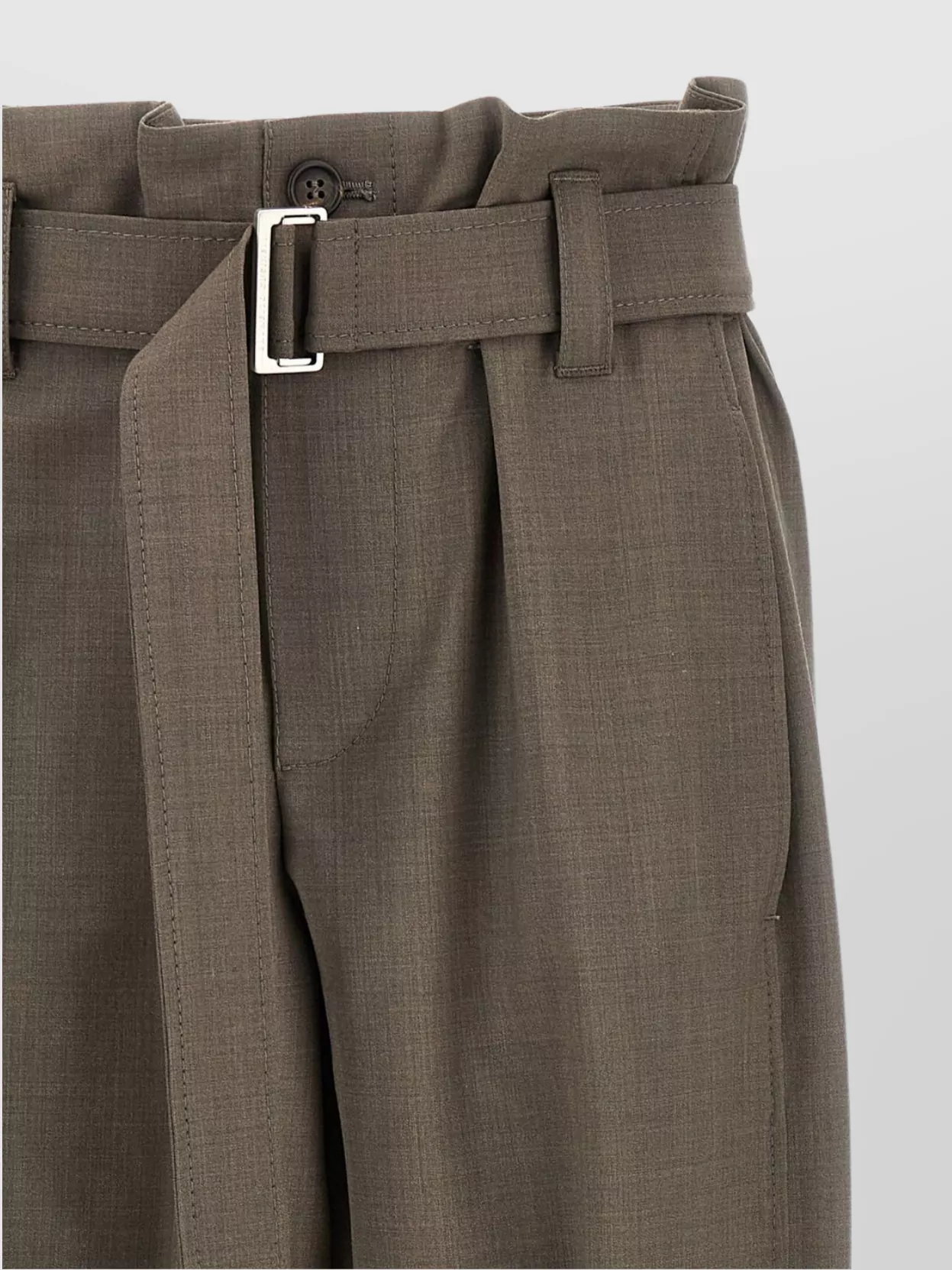 Brunello Cucinelli Utility Trousers With Cargo Pockets And Belt