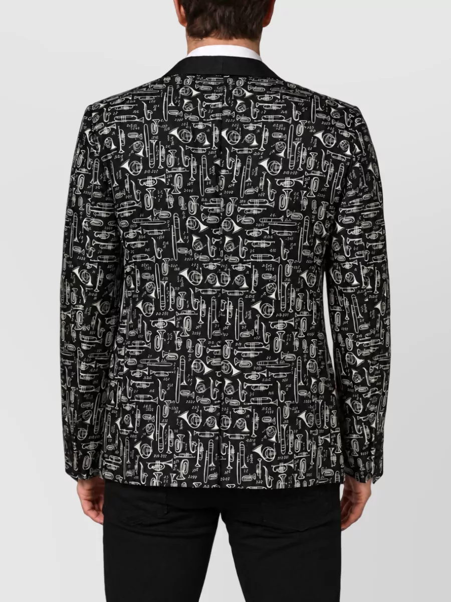 Dolce&Gabbana Crystal Embellished Blazer