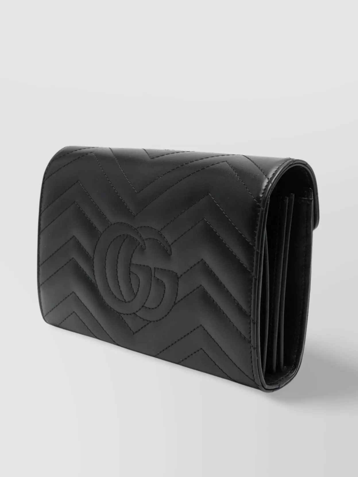 Gucci Quilted Leather Mini Bag Gg Marmont
