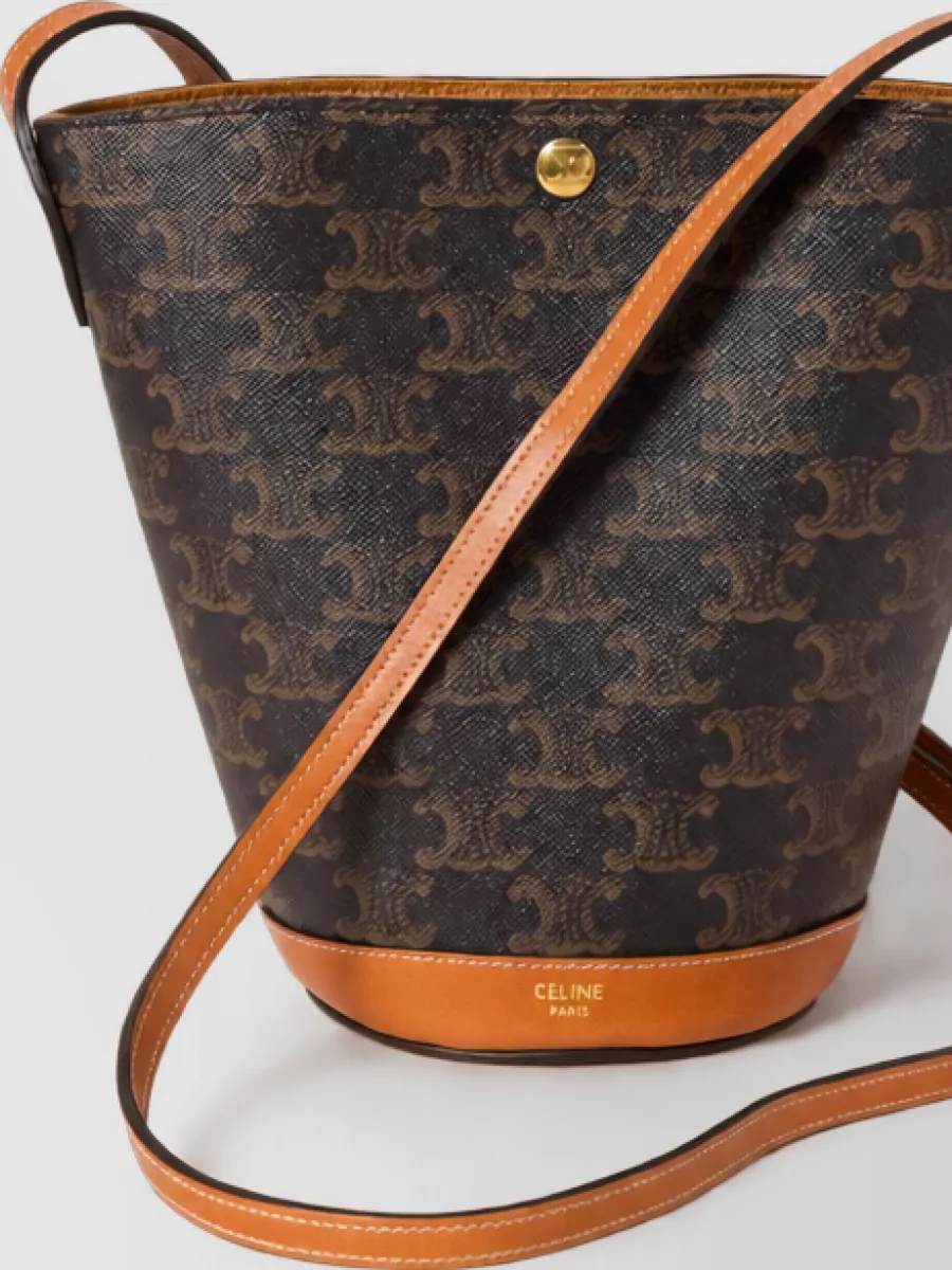 Celine calf leather bucket bag