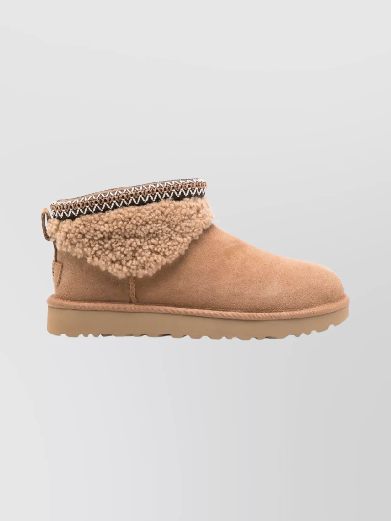 Ugg Mini Curly Suede Boots